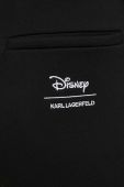 Спортивні штани Karl Lagerfeld колір чорний з аплікацією (3104225)