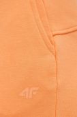 Спортивні штани 4F колір помаранчевий однотонні