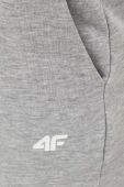 Спортивні штани 4F колір сірий однотонні (3136385)