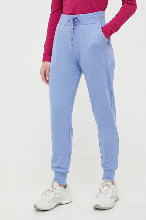 Спортивні штани 4F однотонні колір блакитний (3136394)