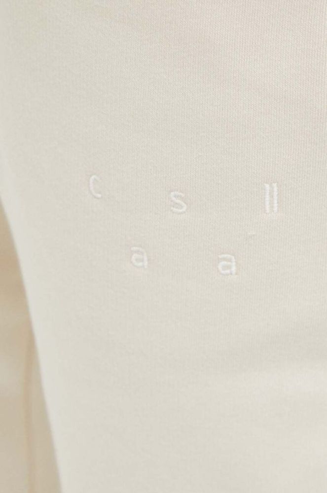 Спортивні штани Casall колір бежевий однотонні фото 4