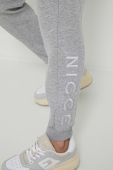 Спортивні штани Nicce колір сірий з аплікацією (3285205)