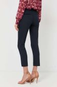 Штани Morgan жіночі колір синій облягаюче середня посадка (3144883)