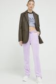 Спортивні штани Von Dutch колір фіолетовий з аплікацією