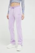 Спортивні штани Von Dutch колір фіолетовий з аплікацією