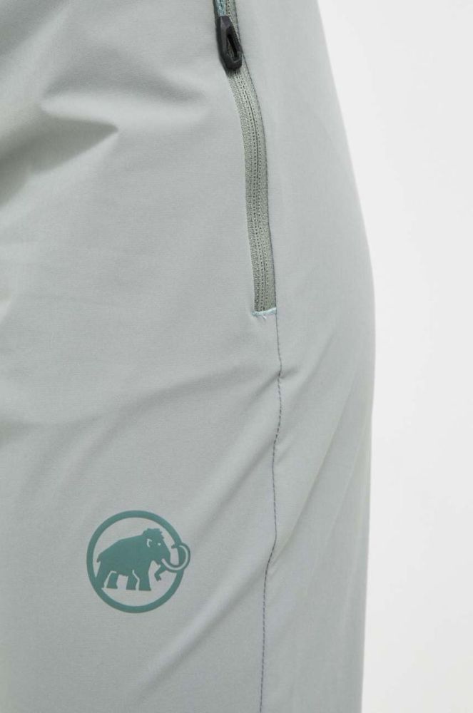 Штани outdoor Mammut Runbold Light колір зелений фото 4