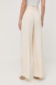 Штани Ivy Oak жіночі колір бежевий прямі висока посадка (3227500)