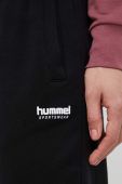 Спортивні штани Hummel колір чорний меланж