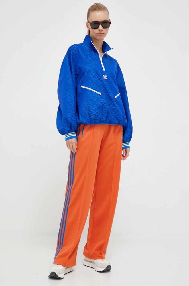 Спортивні штани adidas Originals колір помаранчевий візерунок