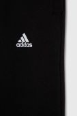 Дитячі спортивні штани adidas G LIN колір чорний з принтом