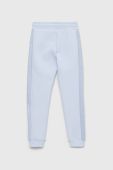 Дитячі спортивні штани Guess однотонні колір блакитний