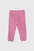 Дитячі бавовняні штани Guess колір фіолетовий однотонні (2911536)