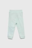 Дитячі бавовняні штани Guess колір бірюзовий однотонні (2911541)