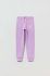 Дитячі бавовняні штани OVS колір фіолетовий з принтом