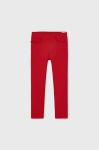 Дитячі штани Mayoral колір червоний однотонні (2951717)