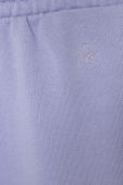 Дитячі бавовняні штани United Colors of Benetton колір фіолетовий однотонні (3391759)
