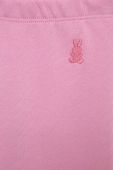 Дитячі бавовняні штанці United Colors of Benetton колір рожевий однотонні (2980246)