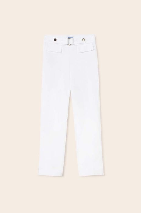 Дитячі штани Mayoral колір білий однотонні (2955324)