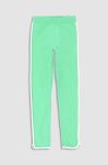 Дитячі спортивні штани Coccodrillo колір зелений однотонні (2990764)