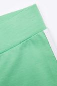 Дитячі спортивні штани Coccodrillo колір зелений однотонні (2990764)