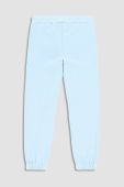 Дитячі бавовняні штани Coccodrillo однотонні колір блакитний