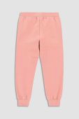 Дитячі бавовняні штани Coccodrillo колір рожевий однотонні (2990895)