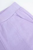 Дитячі бавовняні штани Coccodrillo колір фіолетовий однотонні (2990870)