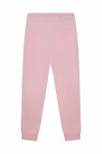 Дитячі бавовняні штани Michael Kors колір рожевий однотонні
