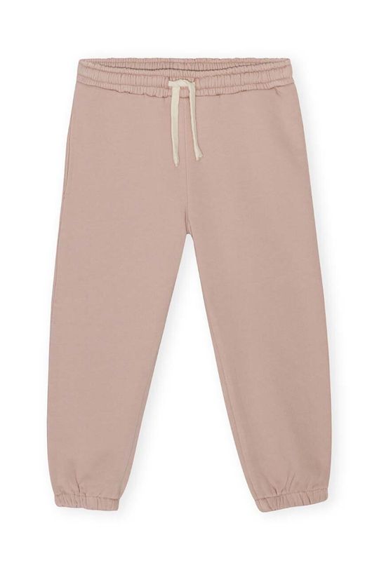 Дитячі спортивні штани Konges Sl?jd колір рожевий однотонні (3095296)