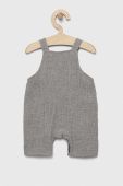 Бавовняний ромпер для немовлят Jamiks колір сірий