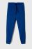 Дитячі бавовняні штани United Colors of Benetton з принтом колір блакитний (3387880)