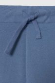 Дитячі бавовняні штани United Colors of Benetton однотонні колір блакитний (3387904)