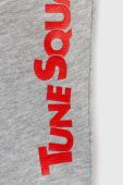 Дитячі спортивні штани United Colors of Benetton x Warner Bros колір сірий з принтом