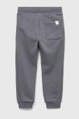 Дитячі спортивні штани United Colors of Benetton колір сірий однотонні (3220405)