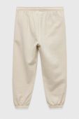 Дитячі спортивні штани United Colors of Benetton колір бежевий однотонні (3219486)