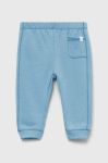 Дитячі спортивні штани United Colors of Benetton однотонні колір блакитний (3214278)