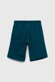 Дитячі шорти CMP колір зелений однотонні