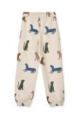Дитячі бавовняні штани Liewood візерунок колір бежевий (3279538)
