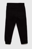 Дитячі спортивні штани zippy колір чорний однотонні