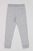 Дитячі спортивні штани zippy колір сірий однотонні