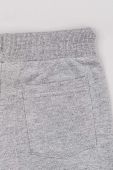 Дитячі спортивні штани zippy колір сірий однотонні