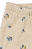 Дитячі бавовняні штани Konges Sl?jd колір бежевий візерунок (3000903)