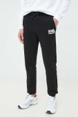Спортивні штани Karl Lagerfeld чоловічі колір чорний однотонні