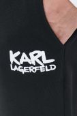 Спортивні штани Karl Lagerfeld чоловічі колір чорний однотонні
