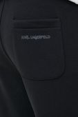 Спортивні штани Karl Lagerfeld чоловічі колір чорний з принтом (2923899)