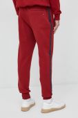 Бавовняні спортивні штани Tommy Hilfiger чоловічі колір червоний з аплікацією