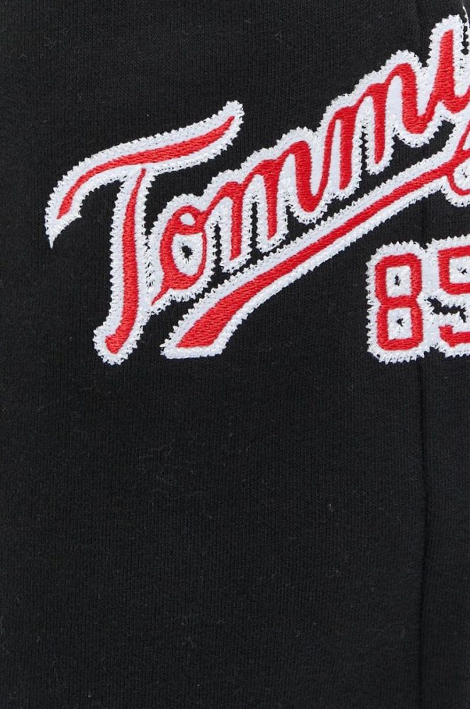 Спортивні штани Tommy Jeans чоловічі колір чорний з аплікацією (2874139) фото 3