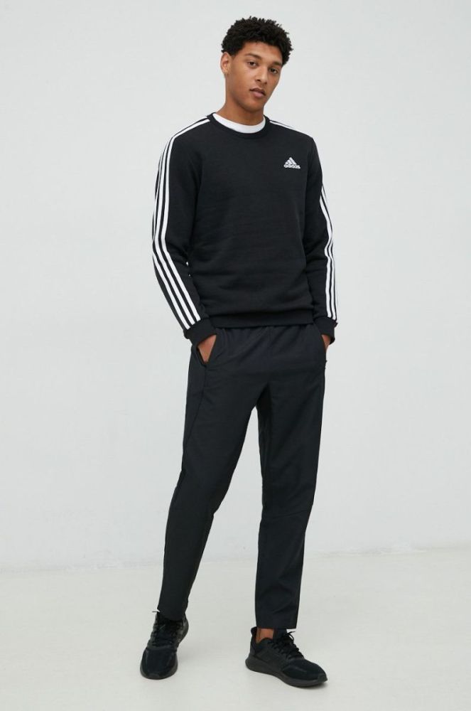 Штани для тренувань adidas Performance Designed For Movement чоловічі колір чорний однотонні фото 2