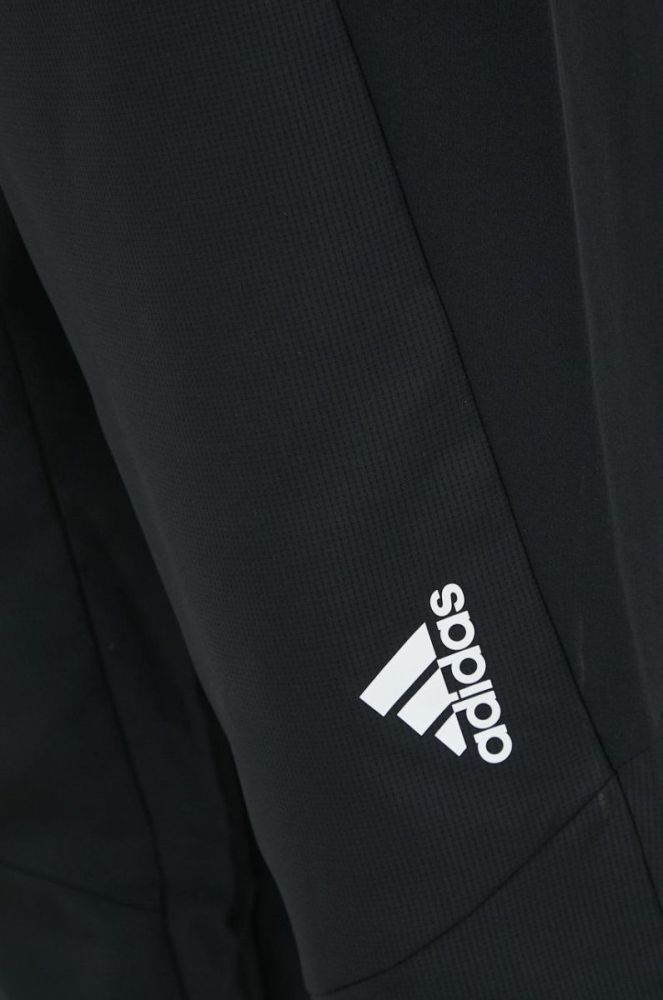 Штани для тренувань adidas Performance Designed For Movement чоловічі колір чорний однотонні фото 4
