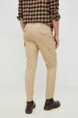 Штани Polo Ralph Lauren чоловічі колір бежевий облягаюче (2896870)